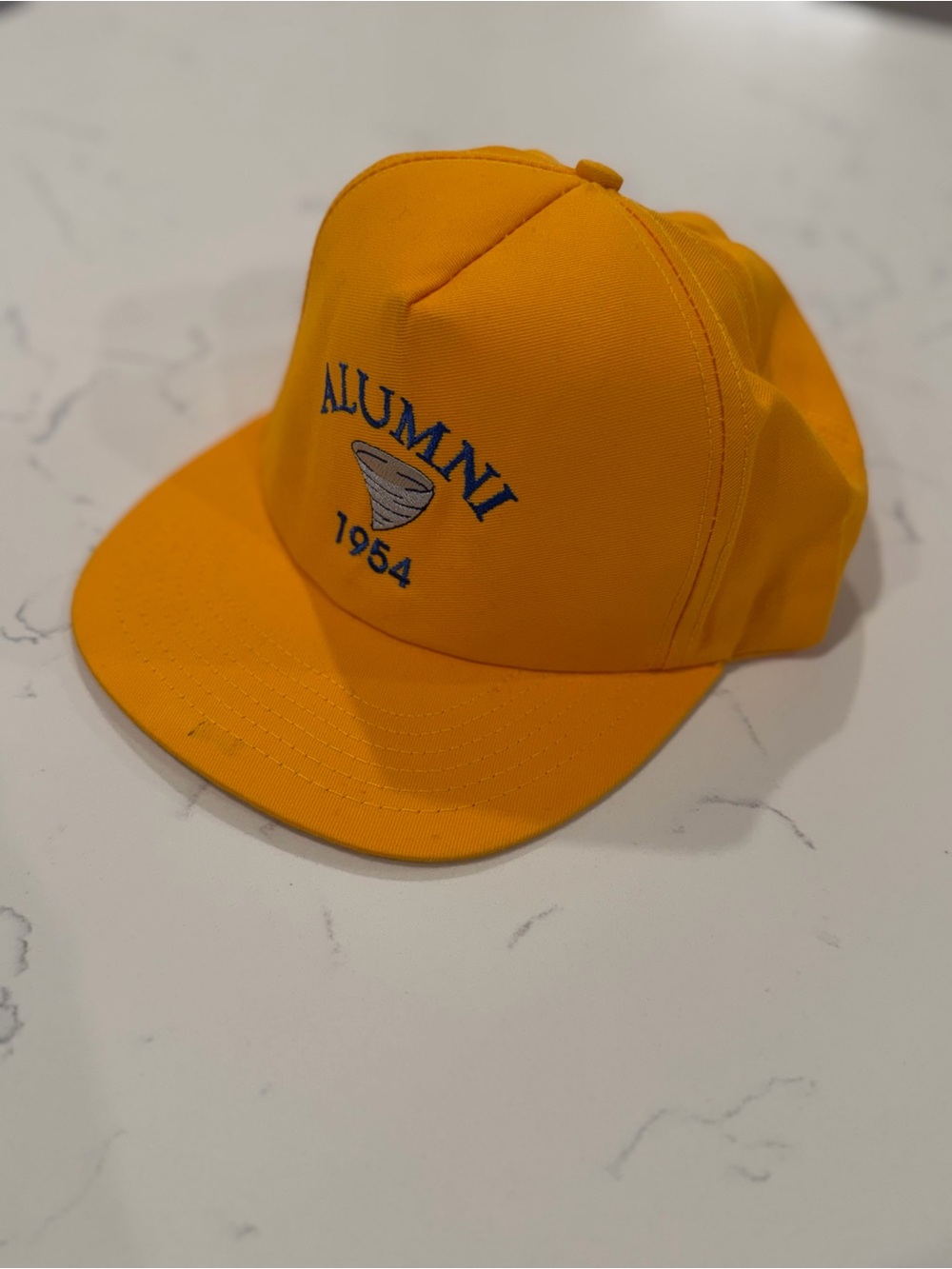 Alumni 1954 Embroidered Yellow Snapback Hat